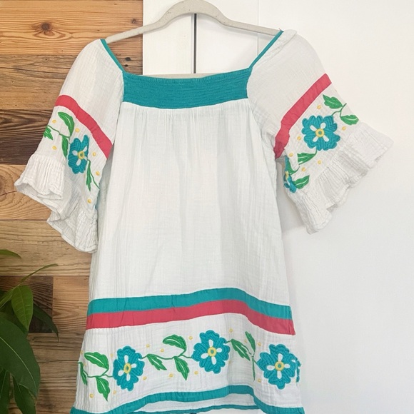 Anthropologie Seen Worn Kept Embroidered Peasant Top - Picture 5 of 7